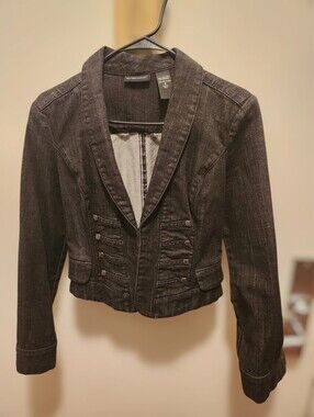 New York & Company Cropped Military Jacket 4